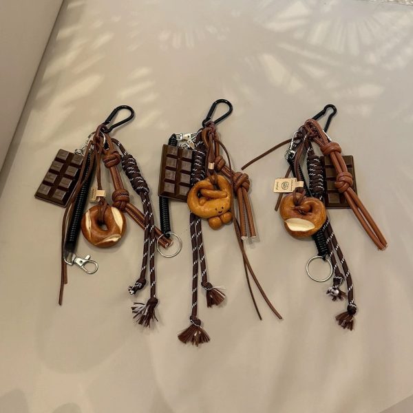 Croissant Keychain