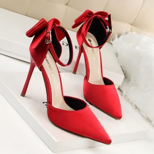 Romina Bow Open Heels
