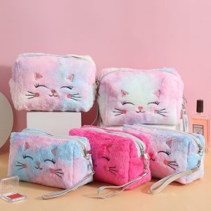 Plush Cosmetic Bag