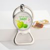 Beer Bottle Opener Keychain