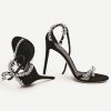 Savannah Rhinestone Heel Sandals