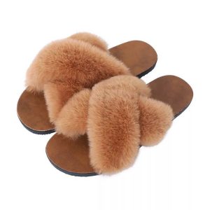 Roxane Fur Slippers