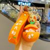 Orange Cat Keychain