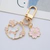 Spring Blossom Cat Keychain