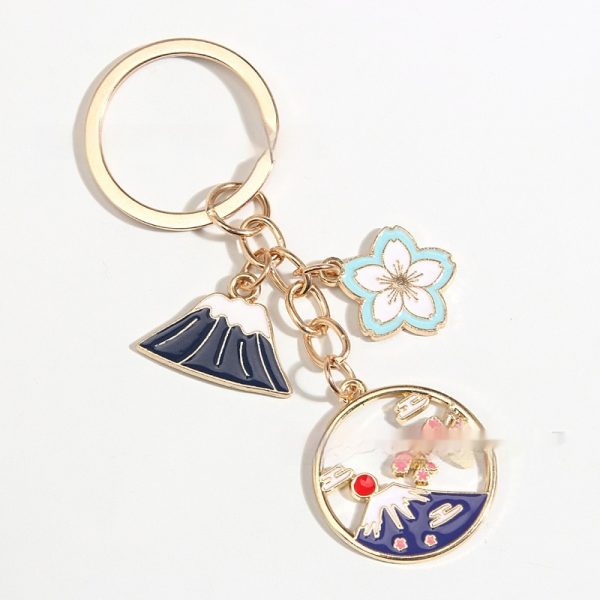 Japanese Cherry Blossom Keychain