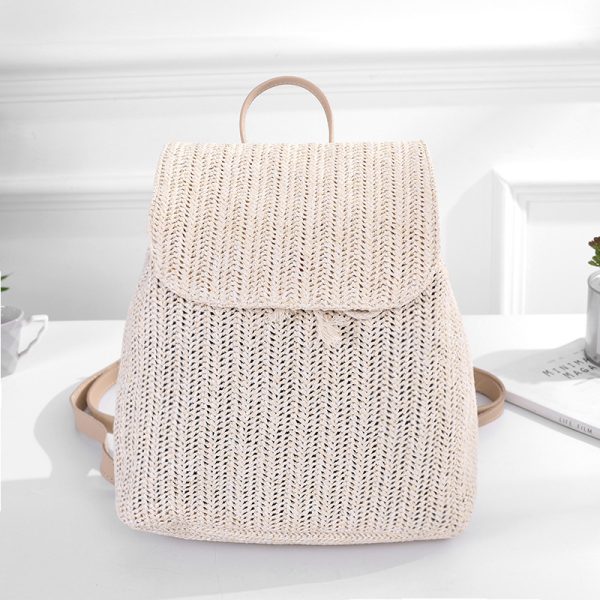 Wanda Straw Backpack