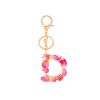 Floral Letter Keychain