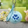 Cat Paw Plush Keychain