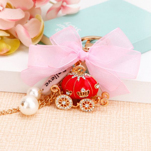 Cinderella Pumpkin Keychain