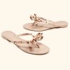 Chloe Studded Flat Sandals