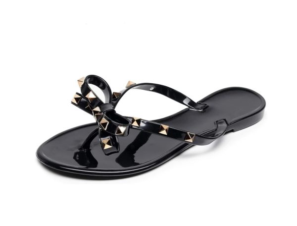 Chloe Studded Flat Sandals