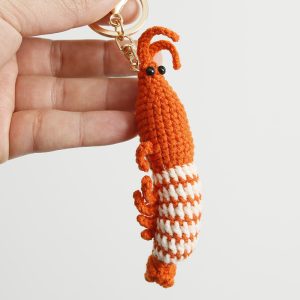 Shrimp Keychain