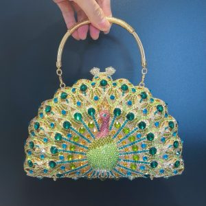 Aria Peacock Clutch
