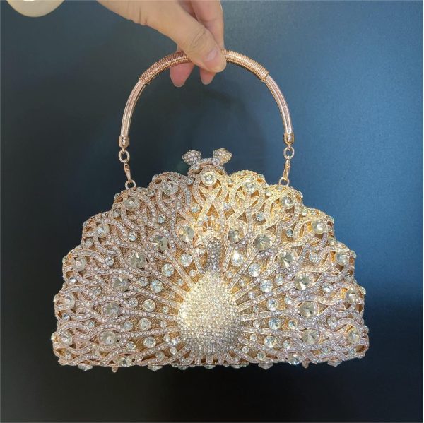 Aria Peacock Clutch