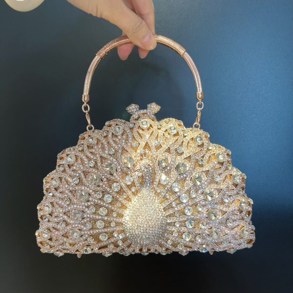 Aria Peacock Clutch