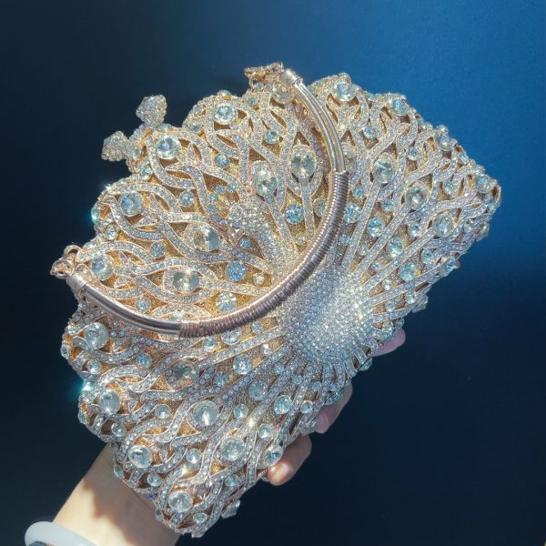 Aria Peacock Clutch