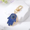 Hamsa Evil Eye Keychain