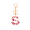 Floral Letter Keychain