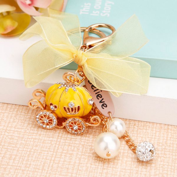 Cinderella Pumpkin Keychain