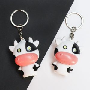Cow Keychain