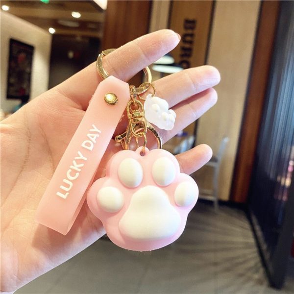 Cat Paw Keychain