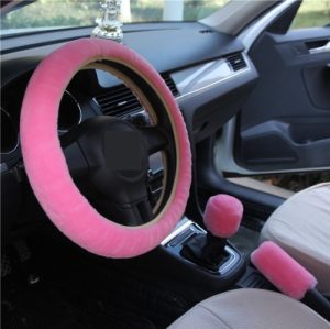 Car Steering Fur Cover