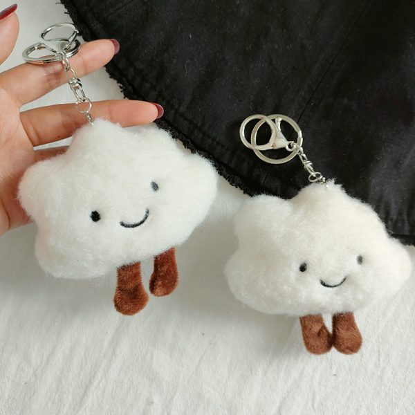 Cloud Plush Keychain
