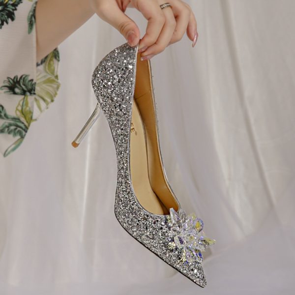Rita Shimmer Heels