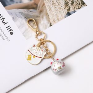 Luck & Fortune Cat Keychain