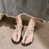Hailey Rhinestone Flat Sandals
