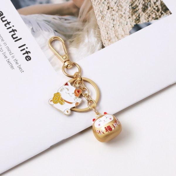Luck & Fortune Cat Keychain