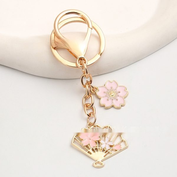 Japanese Cherry Blossom Keychain