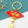 Chinese Dragon Fan Keychain