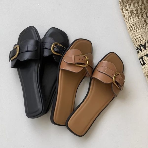 Delina Flat Sandals