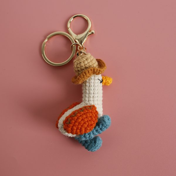 Woven Duck Keychain