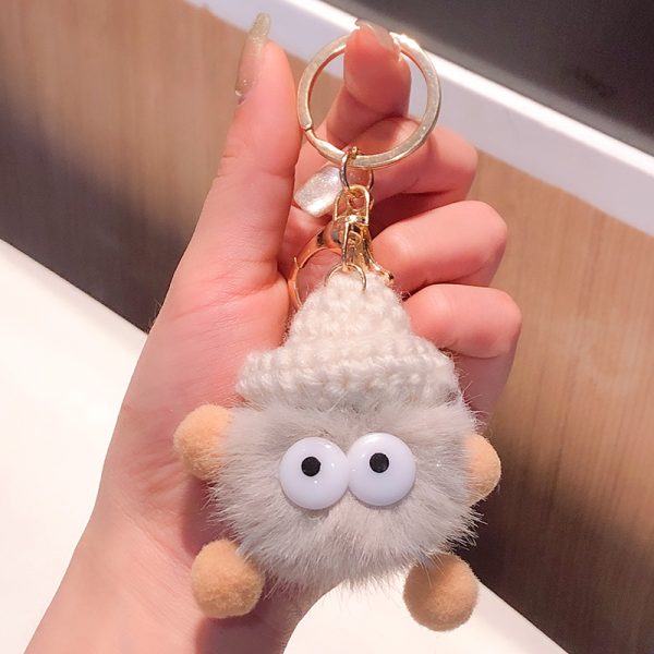 Mink Fur Keychain