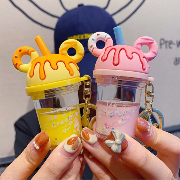 Boba Milk Tea Keychain
