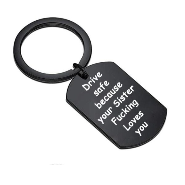 Drive Safe Keychain