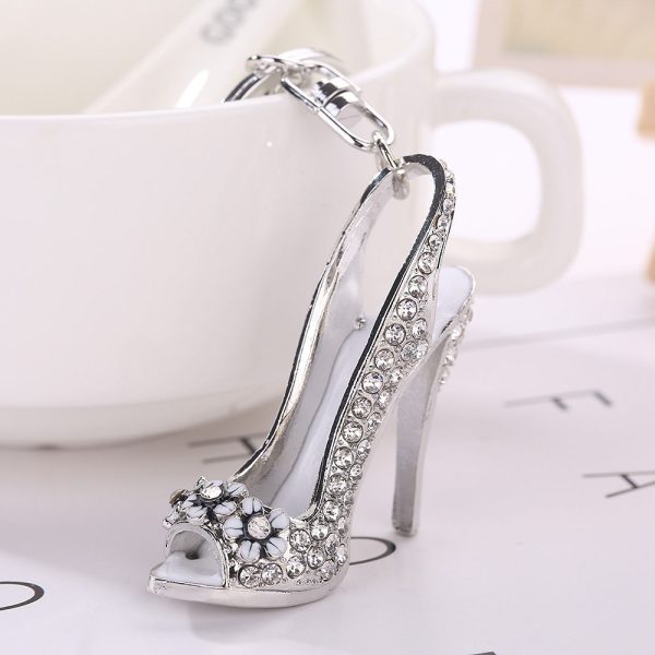 Rhinestone Heel Keychain