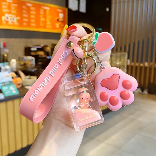 Milk Cat Claw Keychain