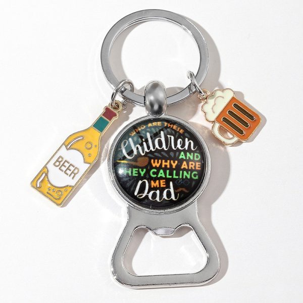 Beer Bottle Opener Keychain