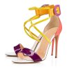 Zulie Colorful Heel Sandals