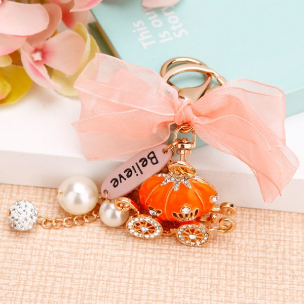 Cinderella Pumpkin Keychain