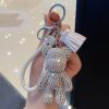 Rhinestone Dog Keychain