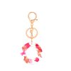 Floral Letter Keychain