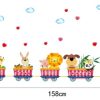 Colorful Height Measurement Cartoon Wall Sticker