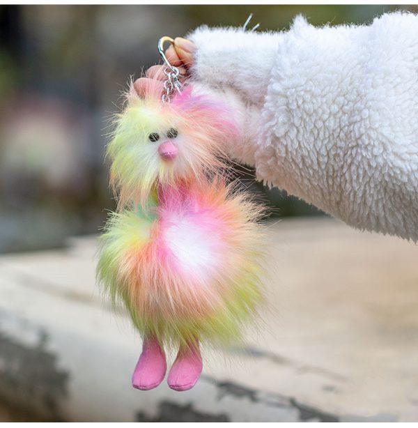 Ostrich Keychain