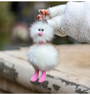 Ostrich Keychain