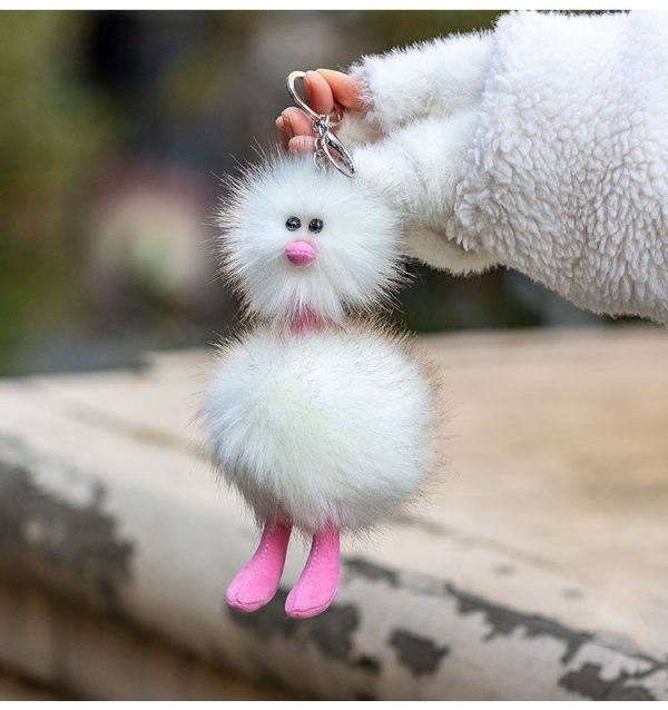 Ostrich Keychain