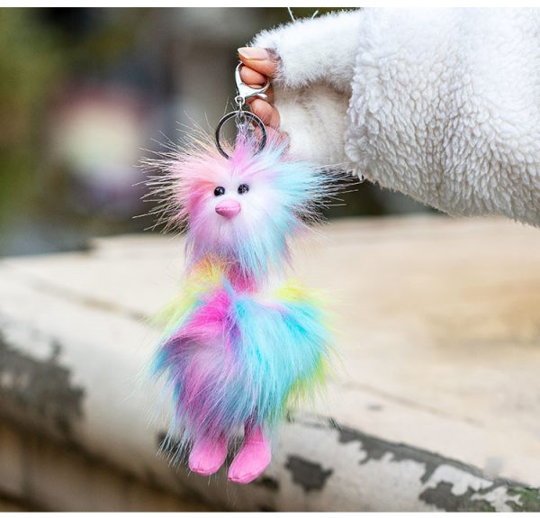 Ostrich Keychain
